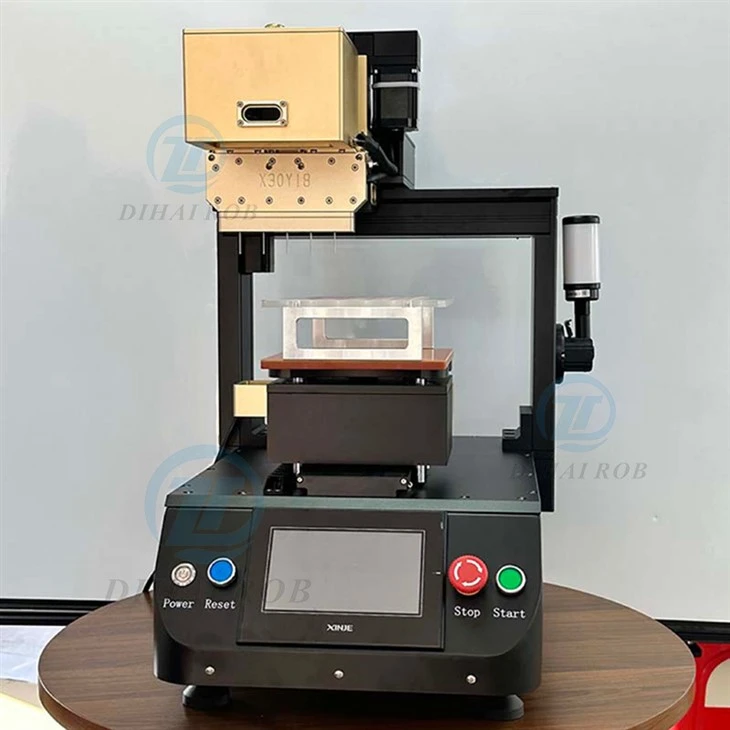 Semi-automatic vape {1}}} rab koob CBD cov roj cua sov roj puv tshuab nrog peb-xim tswb teeb